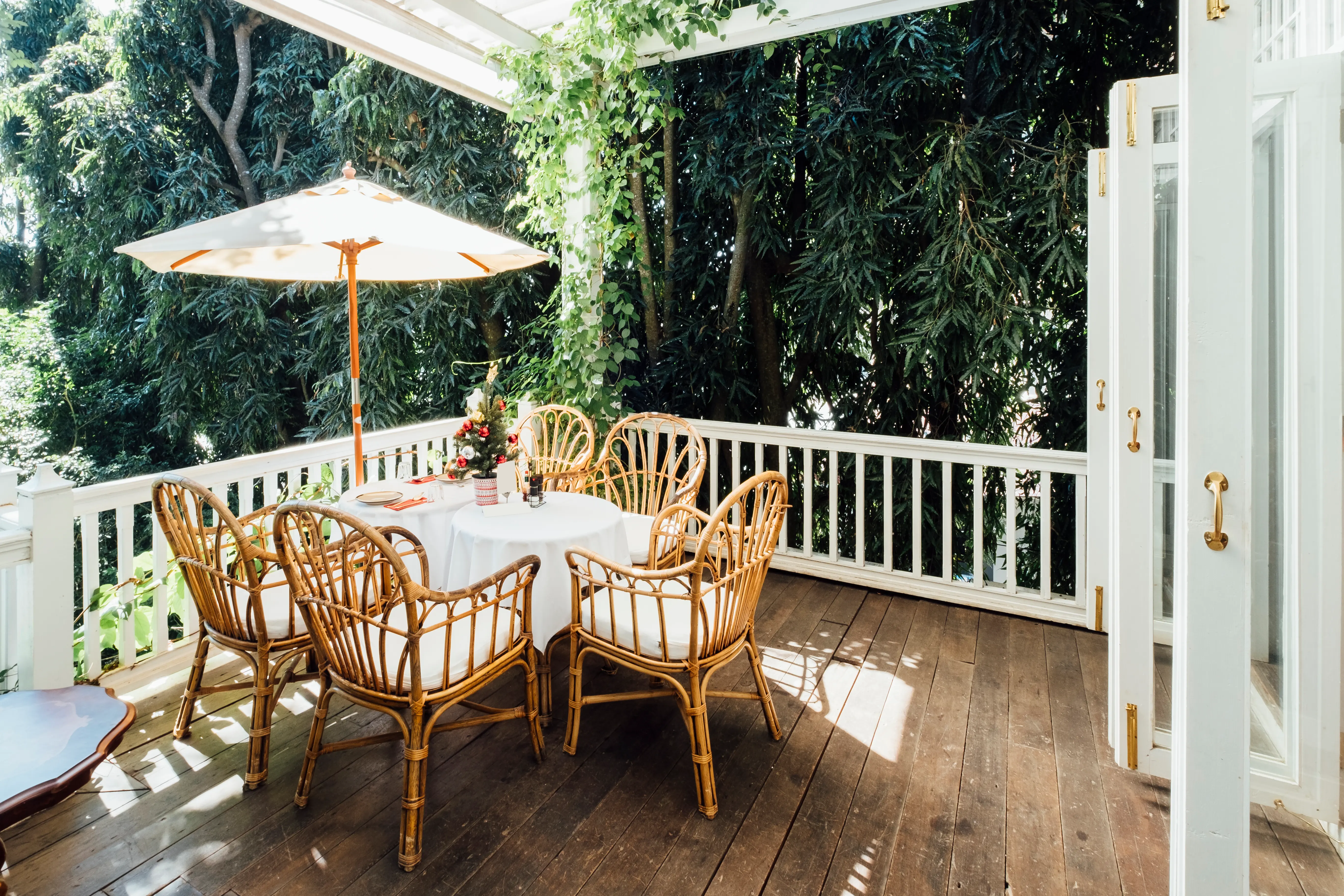 Terrasse végétale du restaurant à Lyon Croix-Rousse